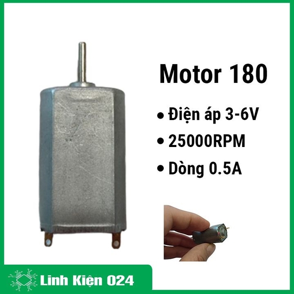 Bộ Chế Quạt Tích Điện Mini Đùng Động Cơ  180 3.7V