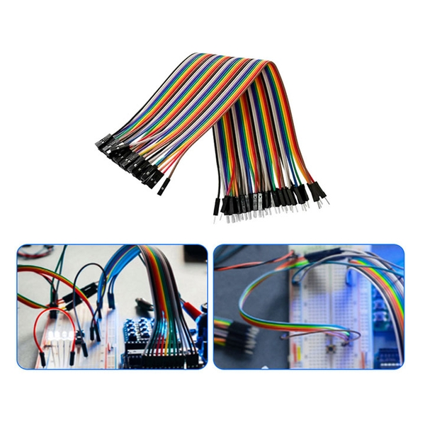 Dây Cắm Test Board 7 Màu Dài 20cm Đực-Cái/Đực-Đực-Cái-Cái