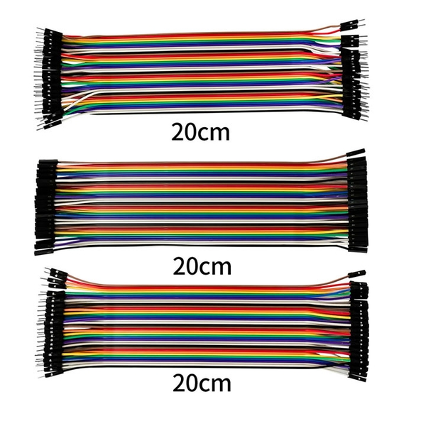 Dây Cắm Test Board 7 Màu Dài 20cm Đực-Cái/Đực-Đực-Cái-Cái