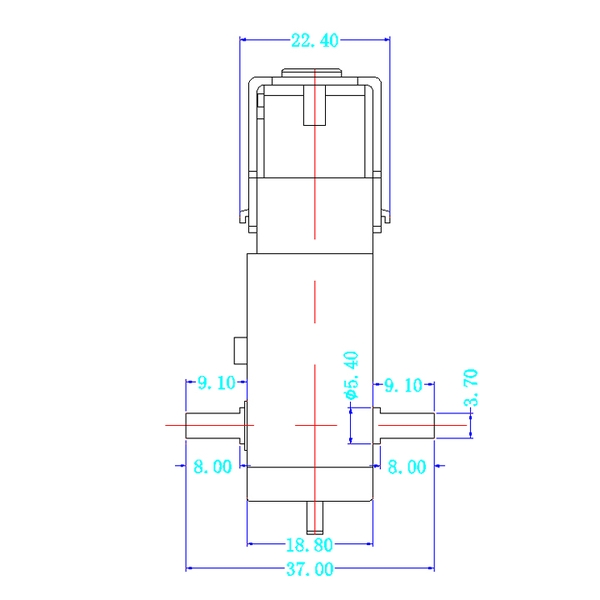 Động Cơ Giảm Tốc Vàng 3V-9V Chế Xe Mô Hình (k1i17)