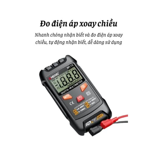 Đồng Hồ Vạn Năng Kĩ Thuật Số ANENG M113 Độ Chính Xác Cao