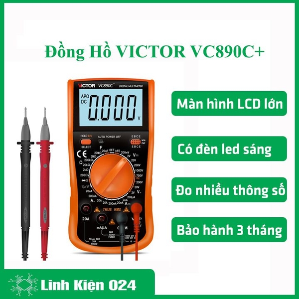 Đồng Hồ VICTOR VC890C+
