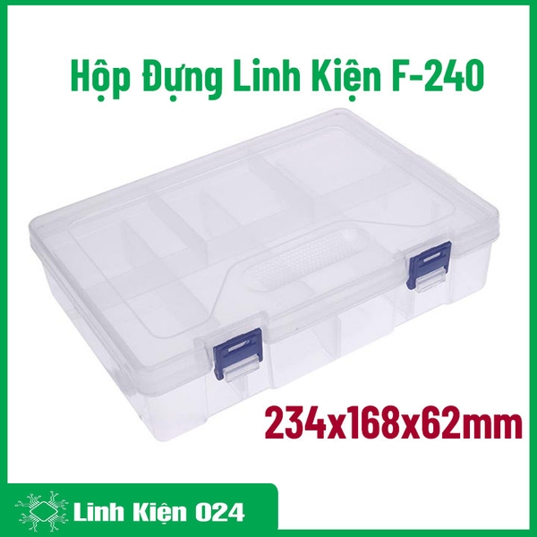 Hộp Đựng Linh Kiện F-240 234x168x62mm