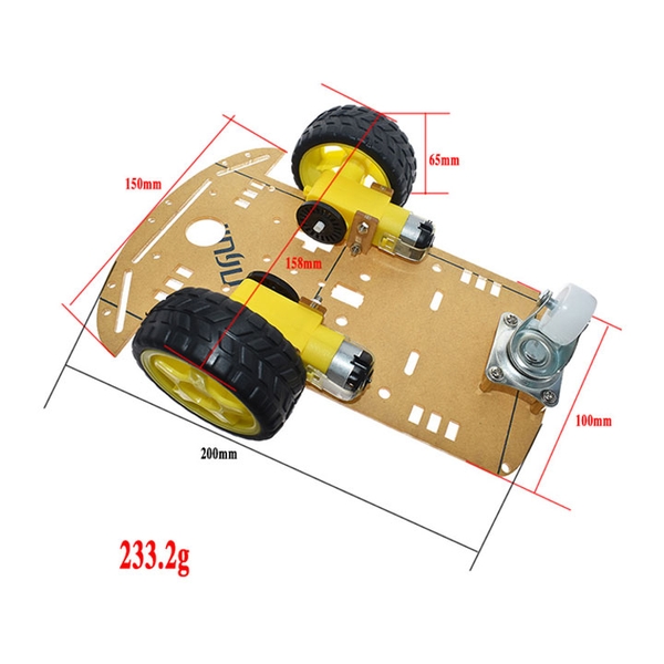 Combo Khung Xe Robot 3 Bánh