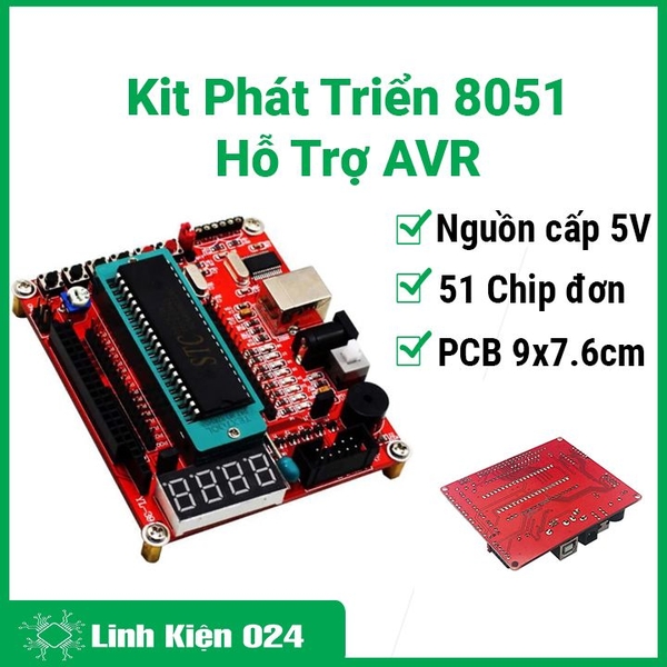 Kit Phát Triển 8051 Hỗ Trợ AVR