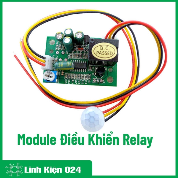 Module Điều Khiển Relay Bằng Cảm Biến Chuyển Động 12VDC (K4C7)