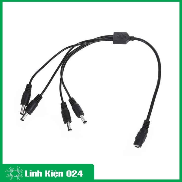 Dây Chia Nguồn DC 1 Ra 4 5.5x2.1
