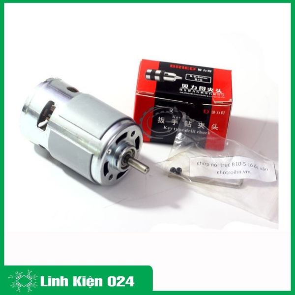 Máy Khoan 775 Tự Chế Từ Động Cơ 775 Trục D và Phụ Kiện V3