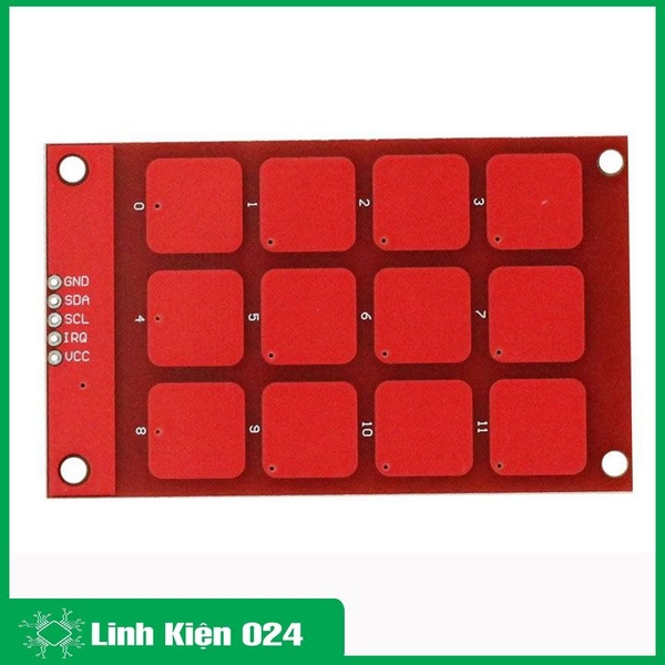 Bàn Phím Cảm Ứng Điện Dung 3x4 MPR121 (K3G9)