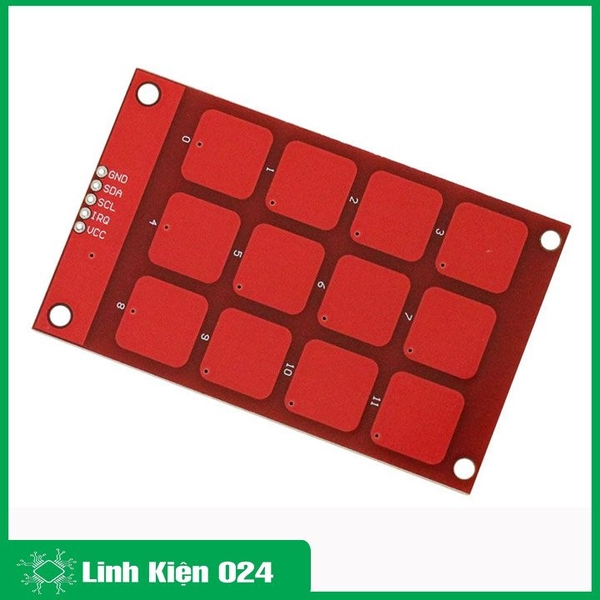 Bàn Phím Cảm Ứng Điện Dung 3x4 MPR121 (K3G9)