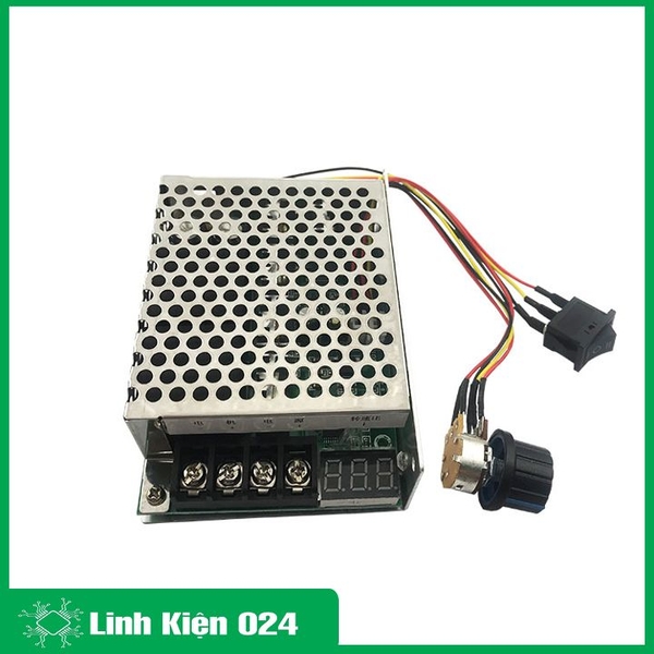 Mạch Điều Khiển Tốc Độ Và Đảo Chiều Motor DC 12-40V 40A 400W Hiển Thị Điện Áp