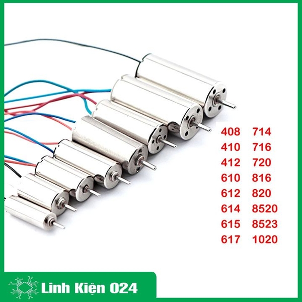 Động Cơ Máy Bay 716 3.7V Trục Dài 5-8mm Đường Kính Trục 1mm
