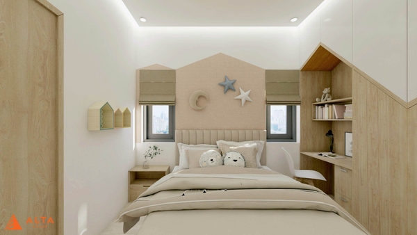 Phòng ngủ cho tâm hồn trẻ thơ