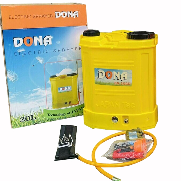 Bình Phun Xịt Điện 20L Dona DN-20BD Bơm Đôi