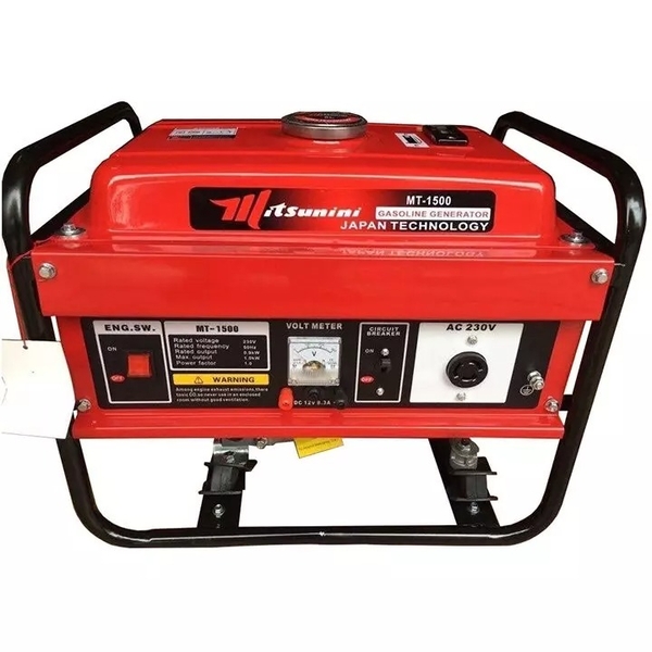 Máy Phát Điện Chạy Xăng Mini 1Kw Mitsunini MT-1500