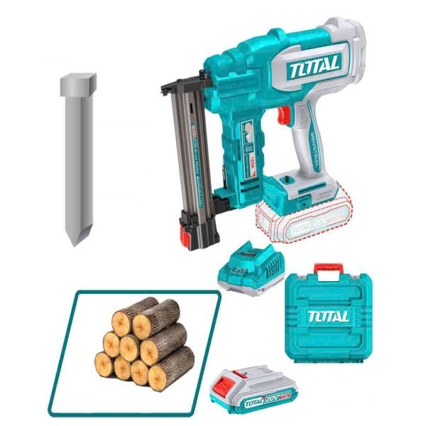 Máy Bắn Đinh Thẳng Total Dùng Pin 20V TCBNLI2008