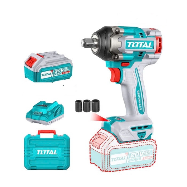 Máy Siết Bu Lông Dùng Pin Lithium Total 20V TIWLI2050