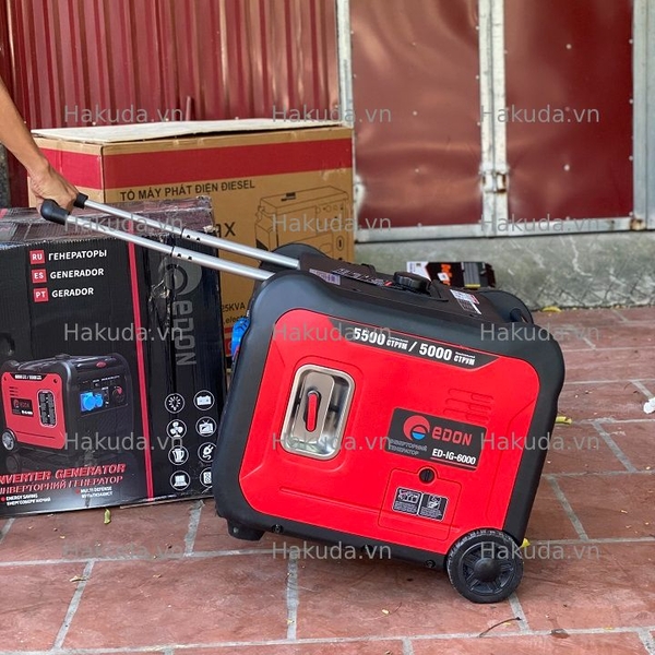 Máy Phát Điện Chạy Xăng 5Kw Edon ED-IG-6000 Siêu Cách Âm