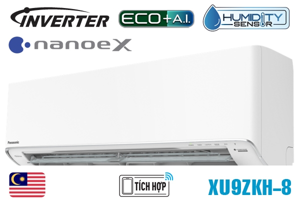 DL11700 Điều hòa Panasonic inverter 1 chiều 9000BTU XU9ZKH-8