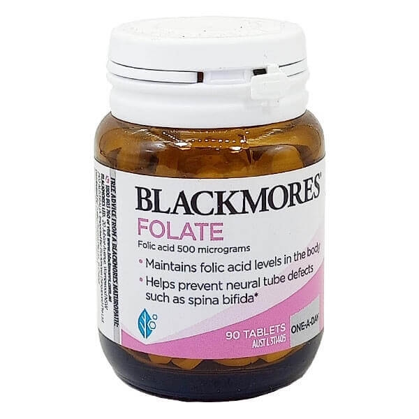 Bổ sung axit Folic Blackmores Folate 500mcg 90 viên