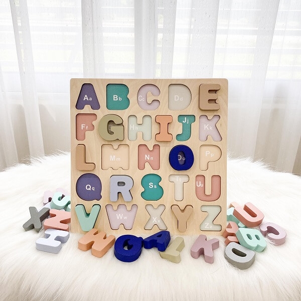 Bộ bảng chữ cái bằng gỗ Pomo