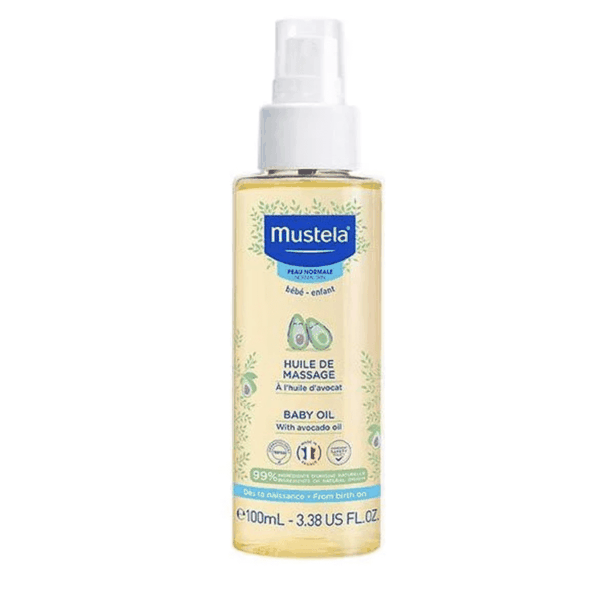 Dầu mát xa Mustela Baby oil 100ml cho trẻ sơ sinh