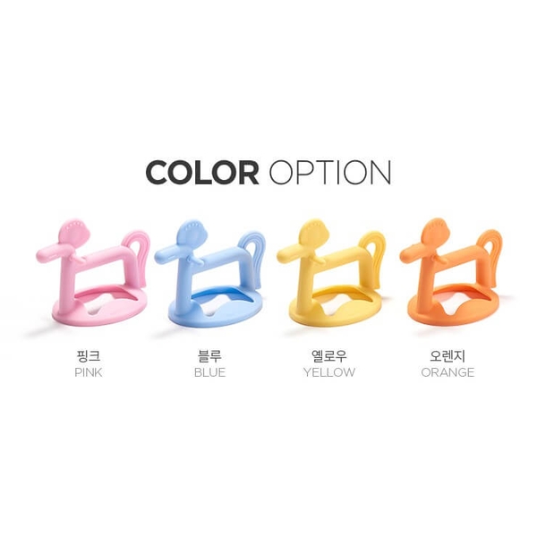 Gặm nướu Moyuum silicon siêu mềm hình hươu Hàn Quốc