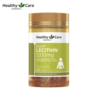 Mầm đậu nành Healthy Care Super Lecithin 1200mg Úc