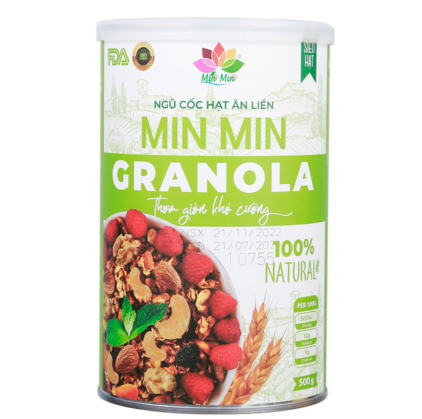 Ngũ cốc hạt ăn liền Min Min Granola
