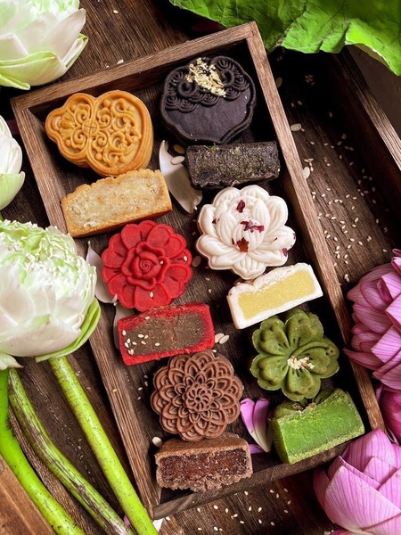 Hướng dẫn làm vỏ bánh trung thu mini từ bột nguyên cám, yến mạch