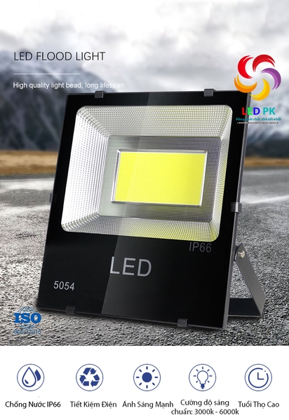 ĐÈN PHA LED MẮT COB 5054 10W,20W,30,50W,100W,150W,200W,400W HAI MÀU TRẮNG, VÀNG