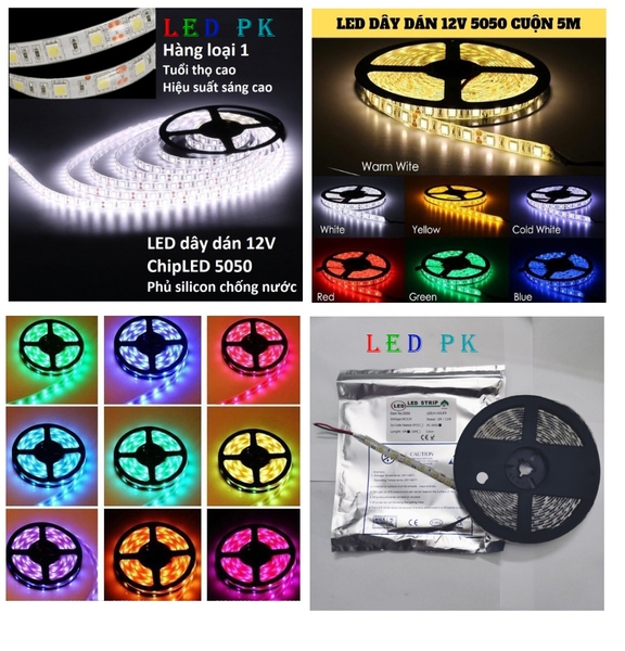 Led Dây 5050 Cuộn 5M