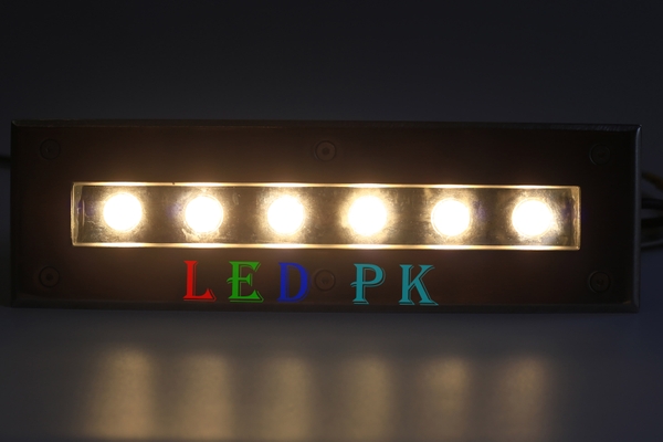 ĐÈN ÂM ĐẤT 6W CHỮ NHẬT