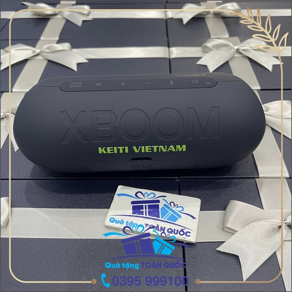 loa in logo Keiti Vietnam, quà tặng loa XBOOM, quà tặng loa LG, bộ quà tặng loa cao cấp