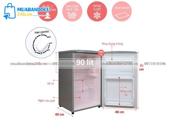 NHỮNG LƯU Ý KHI MUA TỦ LẠNH 90L CŨ TẠI HÀ NỘI