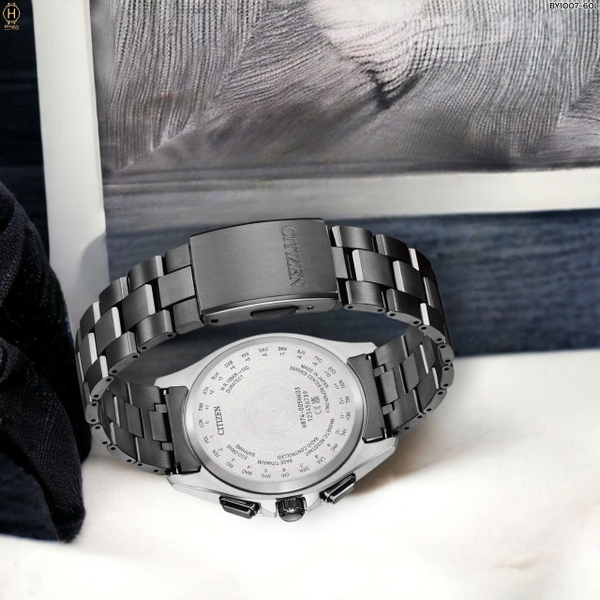 Đồng Hồ Nam Citizen Quartz Eco-drive Atessa Limited Pair YOZORA Titanium Radio Controlled Perpetual Calendar Moon Phase BY1007-60L