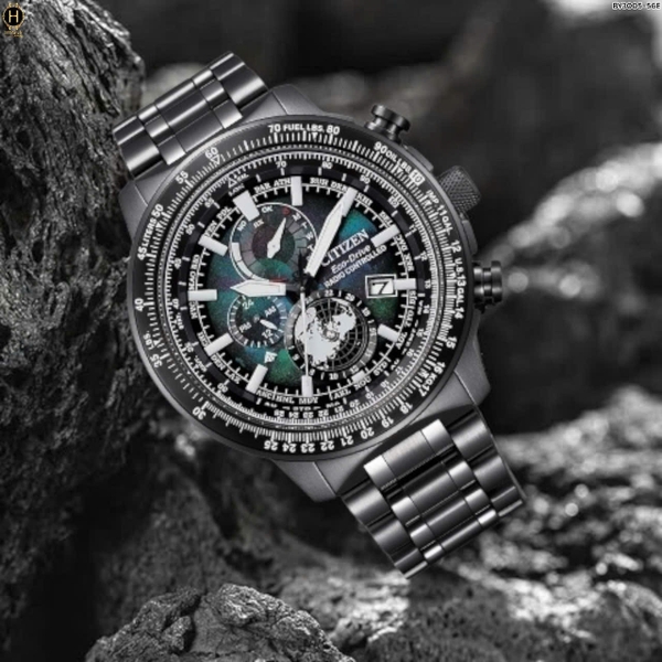 Đồng Hồ Nam Citizen Quartz Eco-drive Promaster Geo Trekker 100th Anniversary Limited Radio Controlled Perpetual Calendar BY3005-56E