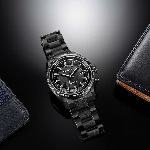 Citizen Quartz Eco-Drive Attesa ACT Line/Black Titanium™ Series HAKUTO-R collaboration model Limited Edition CB0285-63E