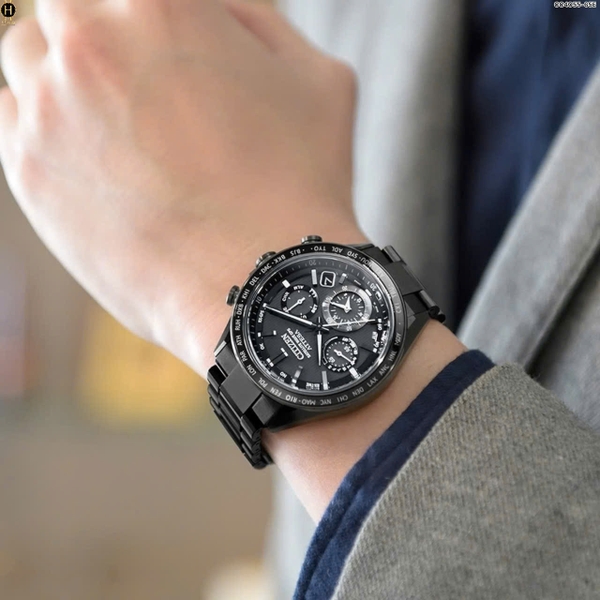 Đồng Hồ Nam Citizen Quartz Eco-drive Attelite Satellite Wave CC4055-65E