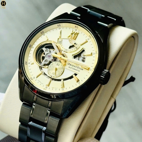 Đồng Hồ Nam Orient Star Automatic Joker Black Gold RE-AV0130G00B ( RE-AV0130G00B ) ( RK-AV0130G )