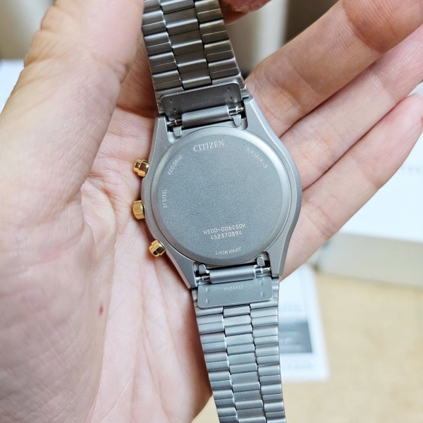 Citizen Quartz Eco-Drive Chronograph Tachymeter AT2544-64E