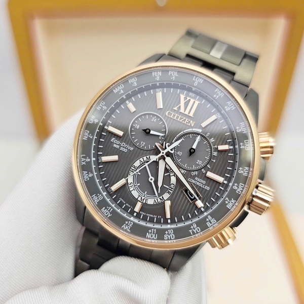 Citizen Quartz Eco-drive Radio-Controlled Perpetual Calendar CB5884-88H