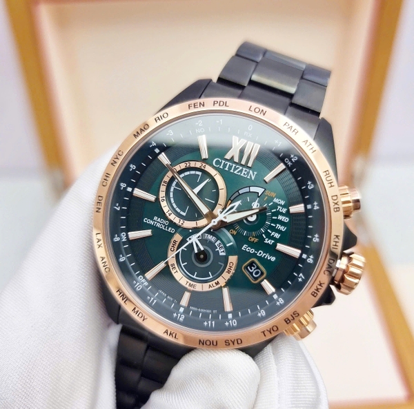 Citizen Quartz Eco-drive Radio-Controlled Perpetual Calendar CB5956-89X