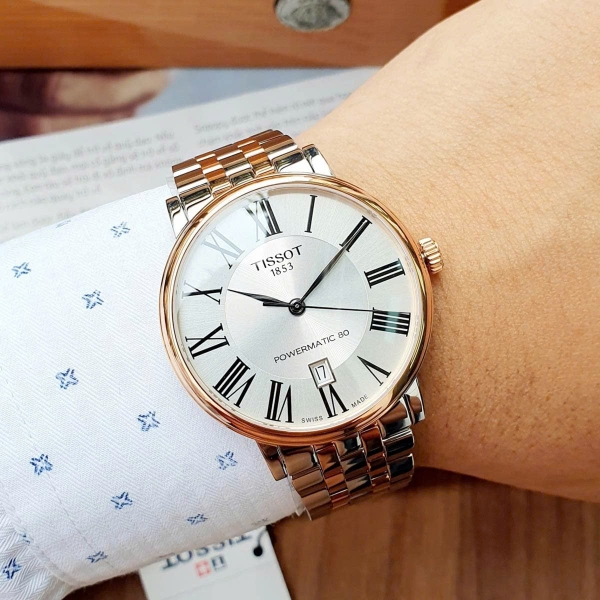 Đồng Hồ Nam Tissot Automatic Carson Premium Powermatic 80 T122.407.22.033.00 (T1224072203300)