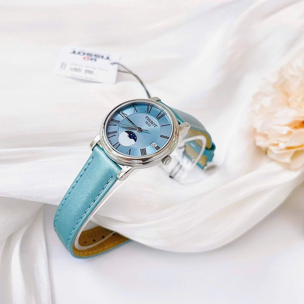 Tissot Quartz Carson Premium Lady Moonphase T122.223.16.353.00 (T1222231635300)