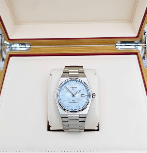 Tissot Automatic PRX Powermatic 80 Ice Blue T137.407.11.351.00 ( T1374071135100 )