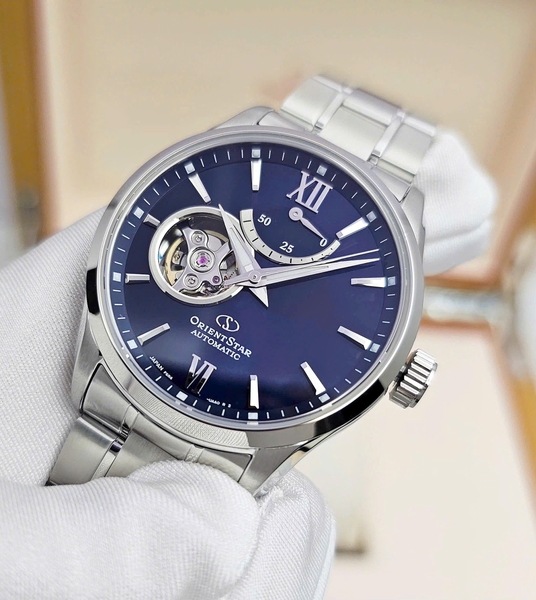 Orient  Star Automatic Semi Skeleton Blue RE-AT0001L00B ( RE-AT0001L )