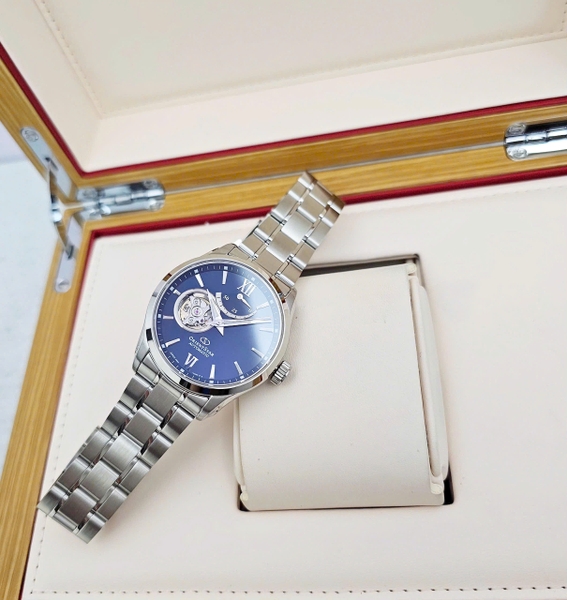 Orient  Star Automatic Semi Skeleton Blue RE-AT0001L00B ( RE-AT0001L )