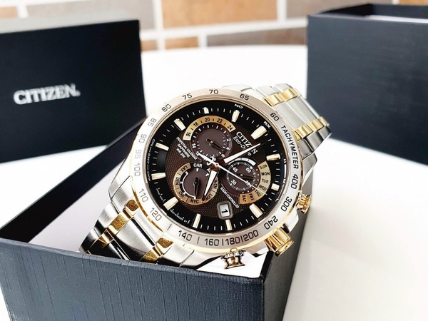 Blue Dial Stainless Steel Citizen Calendar Watch ĐỒNG HỒ NAM