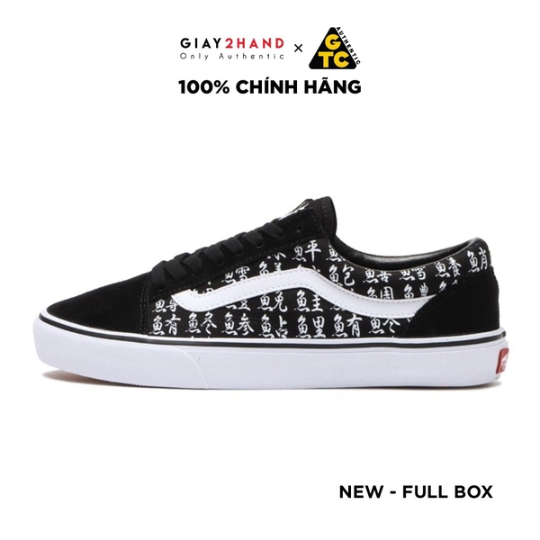 AUTHENTIC 100%) Giày Sneaker Thể Thao Vans OLD SKOOL old school V36CF SUSHI BLACK / WHITE- NEW 100% - Tiệm Giày Cũ Sài Gòn AUTHENTIC 100%) Giày Sneaker Thể Thao Vans OLD SKOOL old school V36CF SUSHI BLACK / WHITE- NEW 100% - Tiệm Giày Cũ Sài Gòn